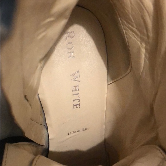 RON WHITE Italian leather boots. WORN TWICE! - Picture 6 of 6